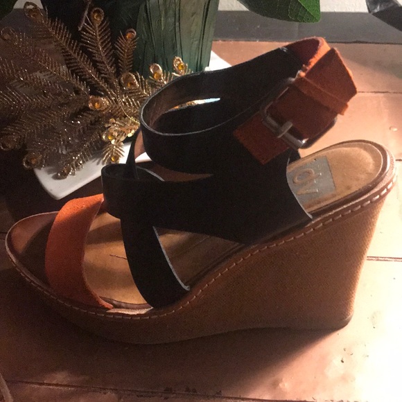 7.5 dolcevita wedge sandals - Picture 2 of 4